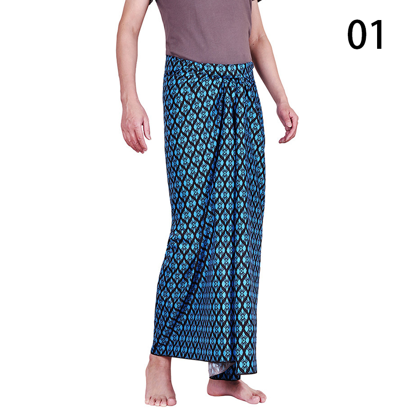 Sarong Men Wrap - Kostum Tradisional Asia Tenggara Uniseks, Rok