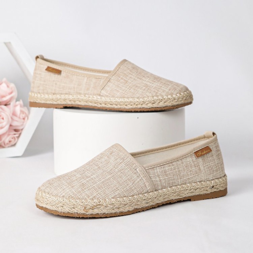 Espadrille Slip On - Sepatu Kanvas Datar Nyaman Musim Panas
