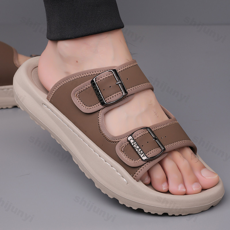 Flip Flop Leather Men - Sandal Pria Musim Panas 2025 Sandal