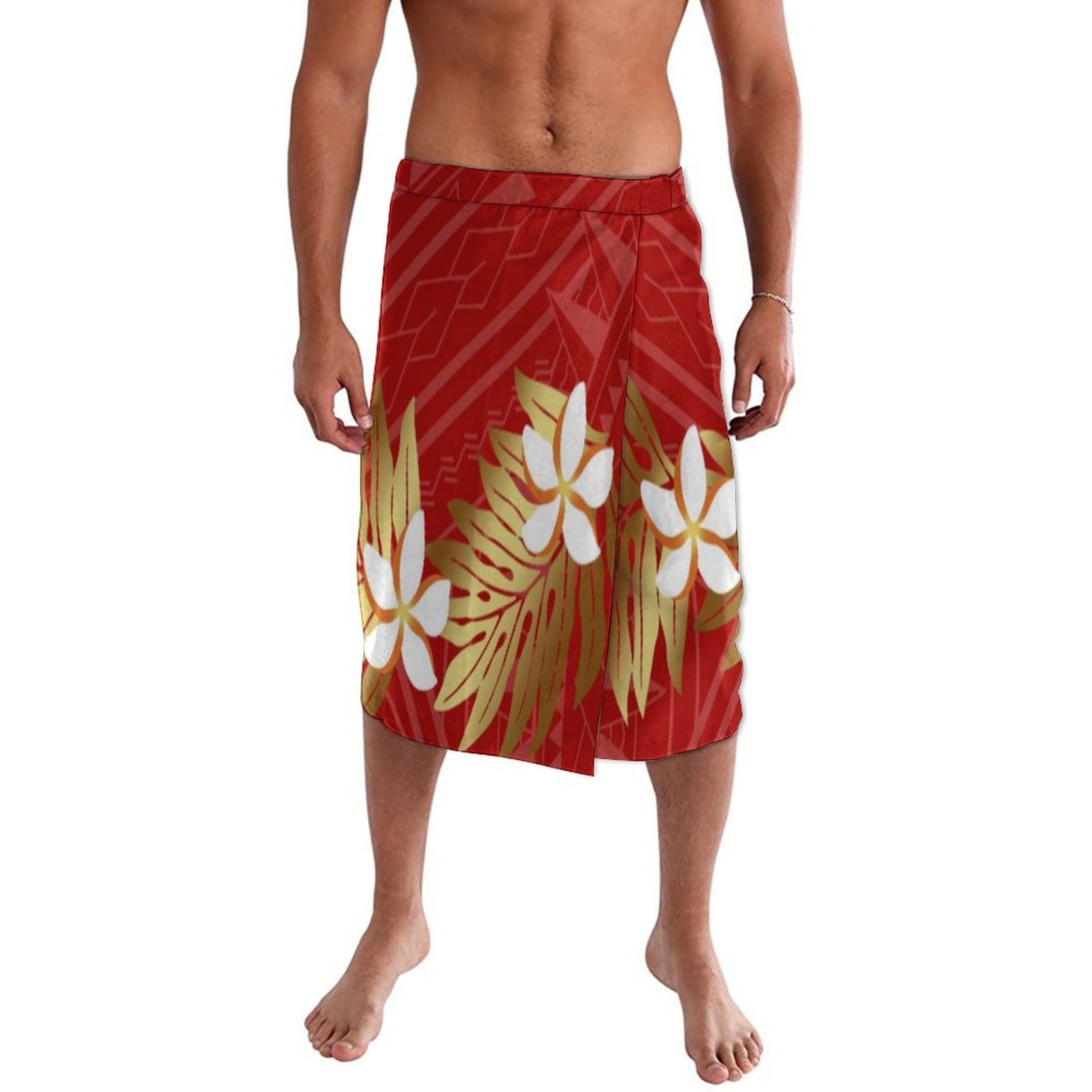 Sarong Men Wrap - Rok Pria Kustom Pulau Polinesia, Lembut