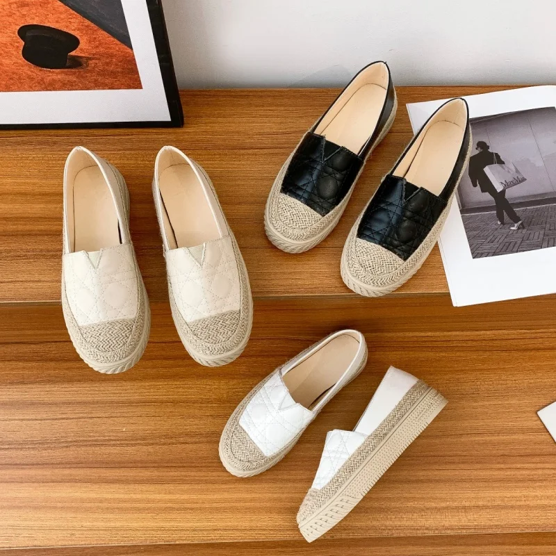 Espadrille Slip On - Sepatu Wanita Baru 2025 Sepatu Pantofel