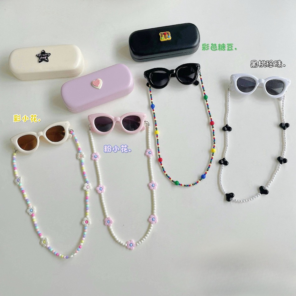 Sunglass Retainer Cord - Set Kacamata Hitam UV400 Bentuk Hati