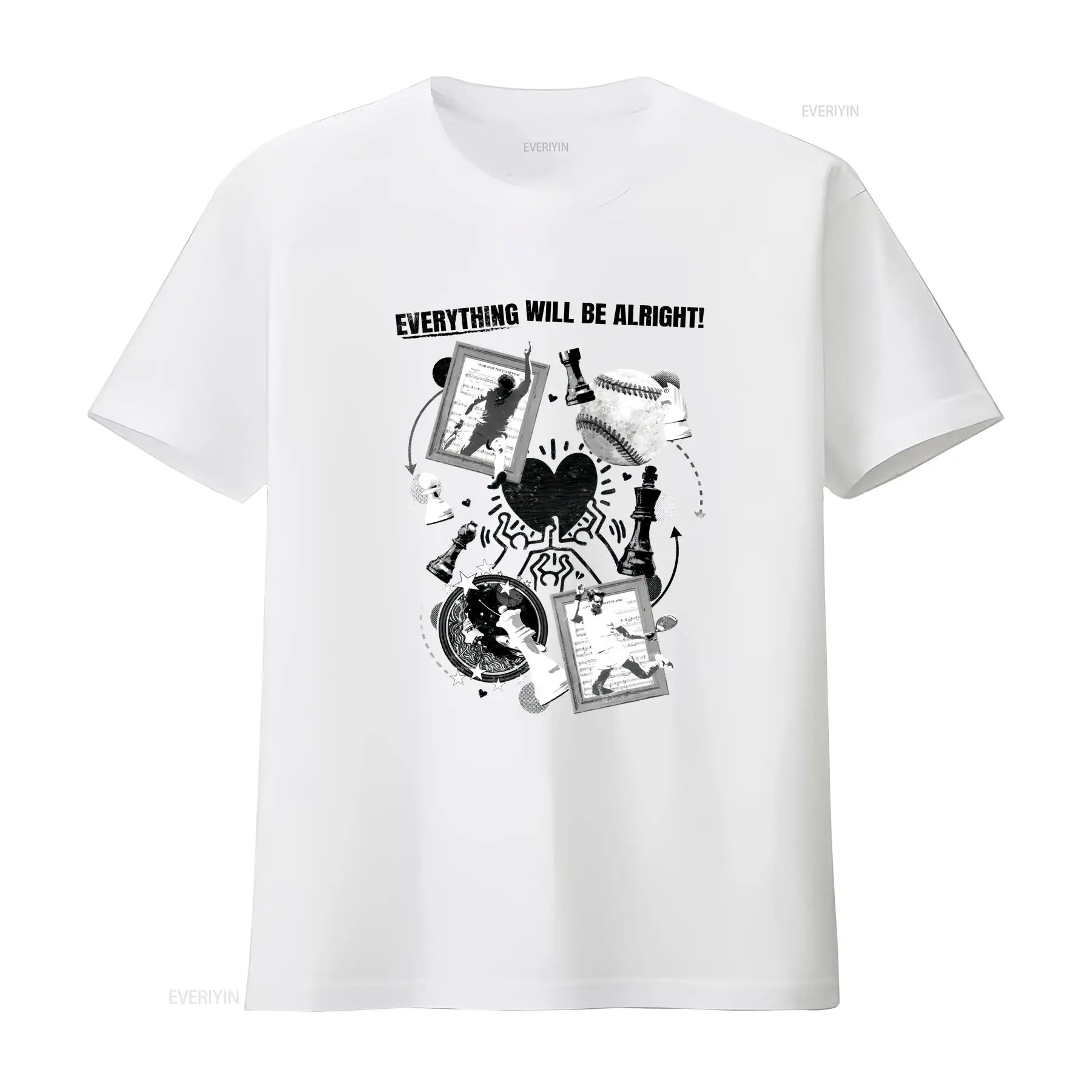 Tee Graphic Print - Kaos Falsettos Terinspirasi Musik Vintage, Grafis