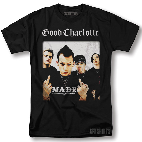 Tee Graphic Print - Kaos Good Charlotte untuk Tur Konser