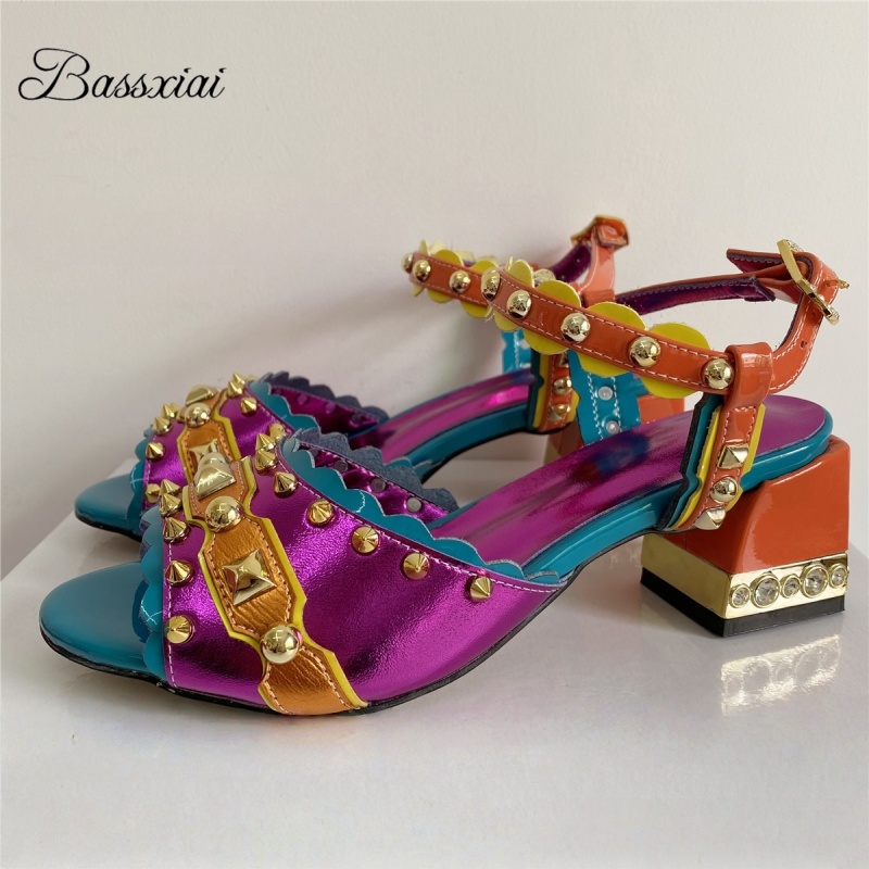 Casual Sandal Leather - Sandal tali T keling mewah wanita