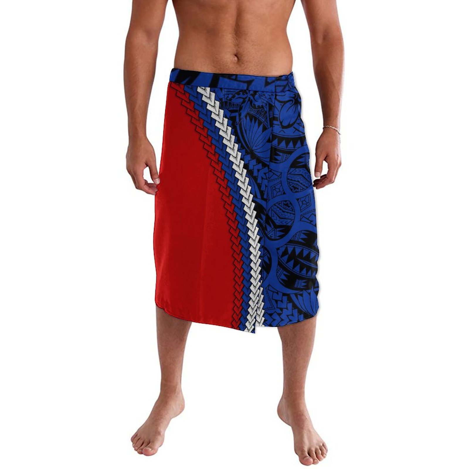 Sarong Men Wrap - Gaun bungkus pantai pria Hawaii balasan