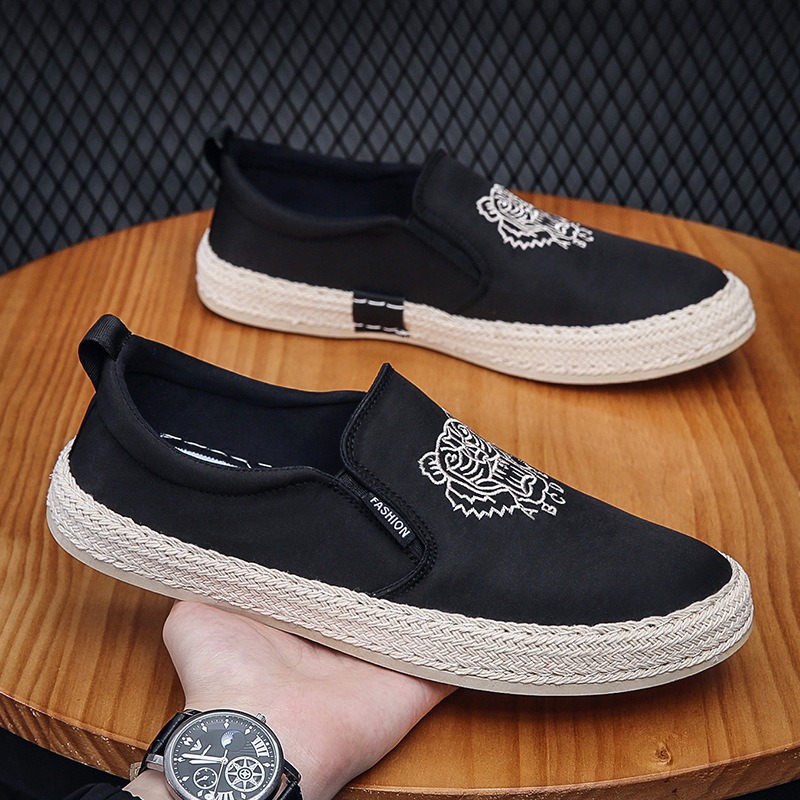 Sepatu Bersirkulasi Hitam untu - Espadrille Slip On ulasan dan harga