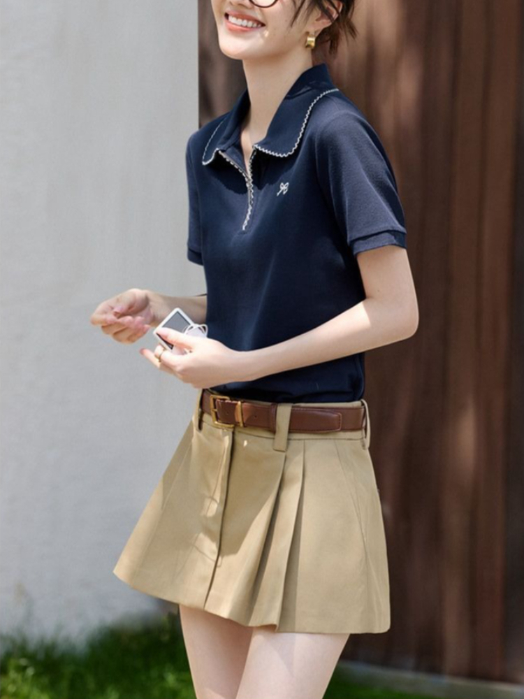 Kaos Polo Wanita Slim Fit, Men - Polo Shirt Pique ulasan dan harga