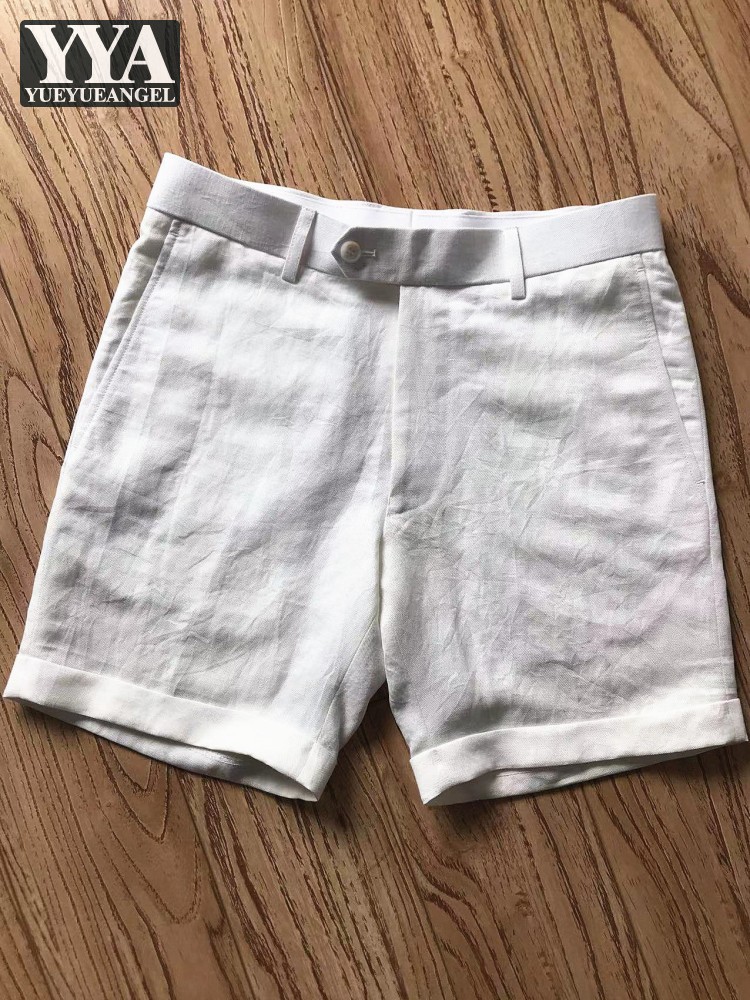 Celana Pendek Linen Slim Fit M - Short Linen Drawstring ulasan dan harga