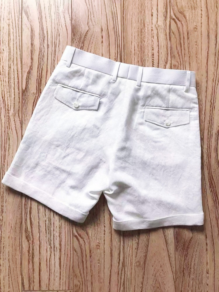 Celana Pendek Linen Slim Fit M - Short Linen Drawstring ulasan dan harga