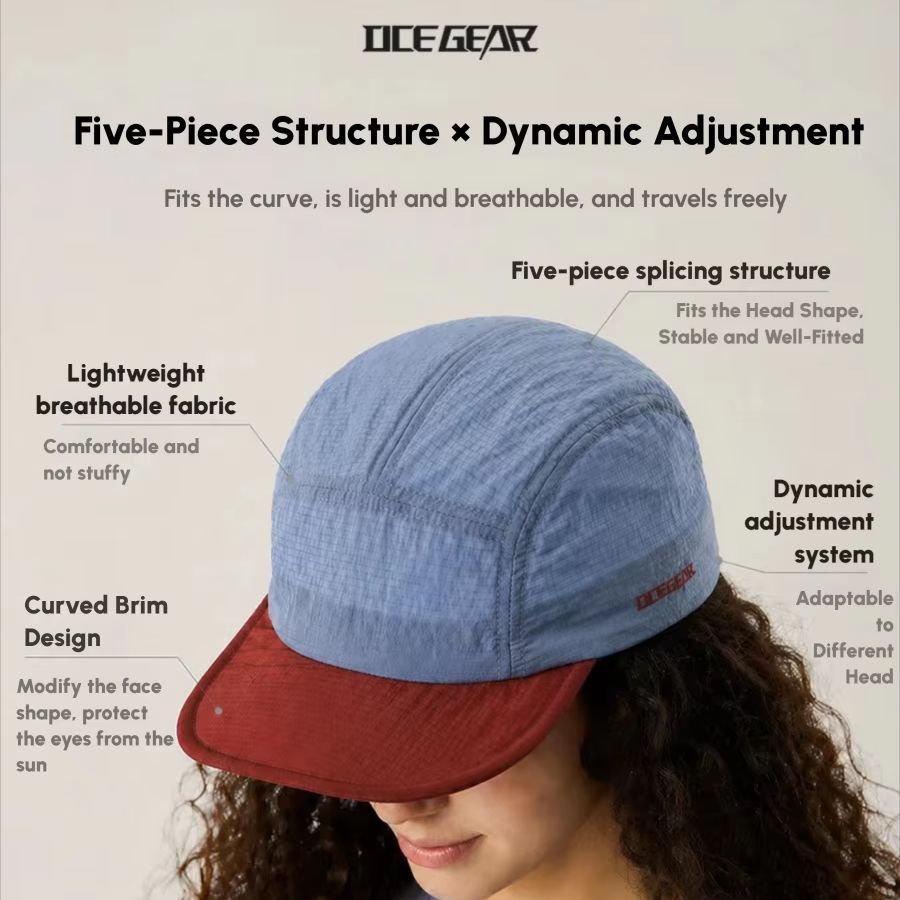Topi Hiking 5 Panel Ultralight - Packable Hat Nylon ulasan dan harga