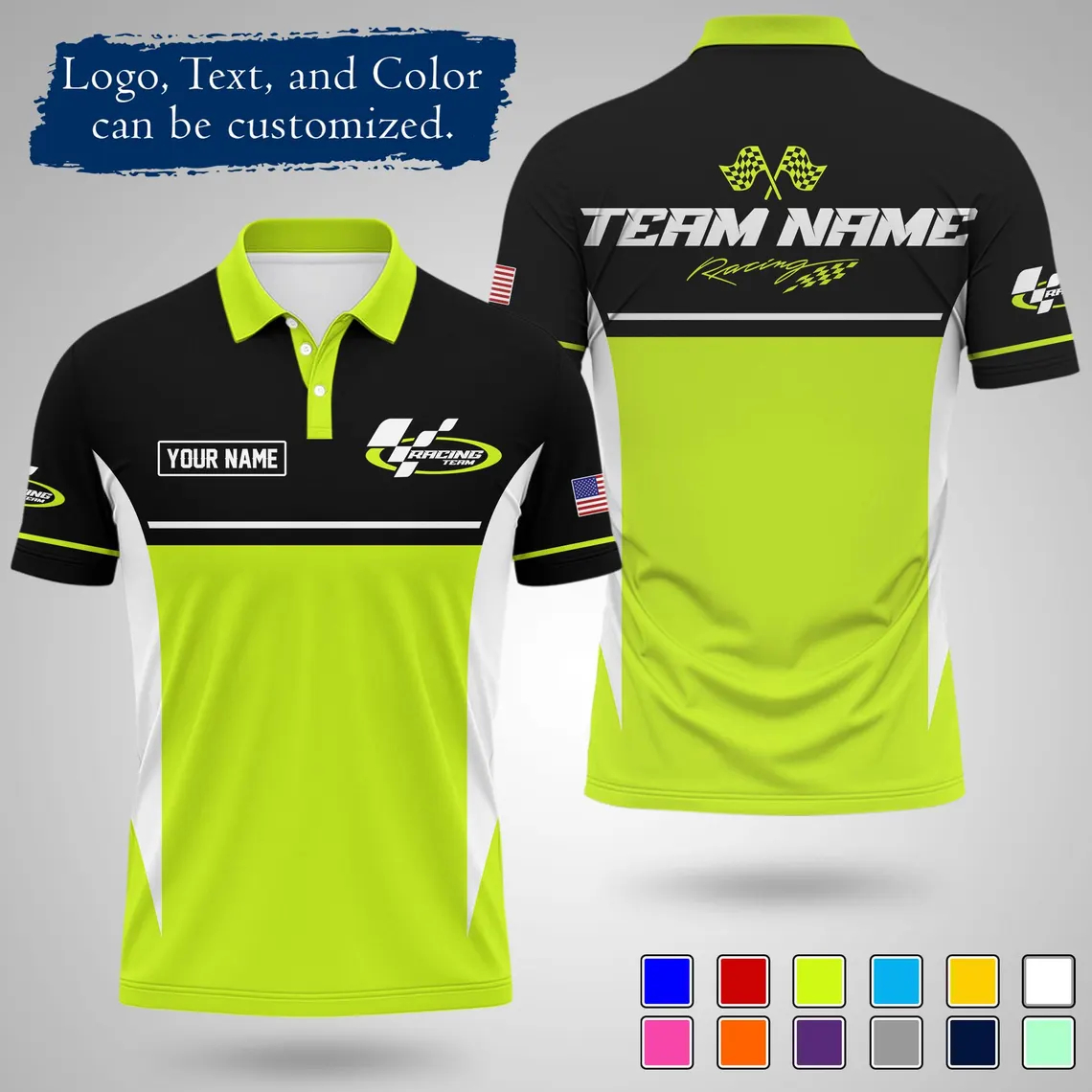 Kaos Polo Balap Kustom Baru 20 - Polo Shirt Pique ulasan dan harga