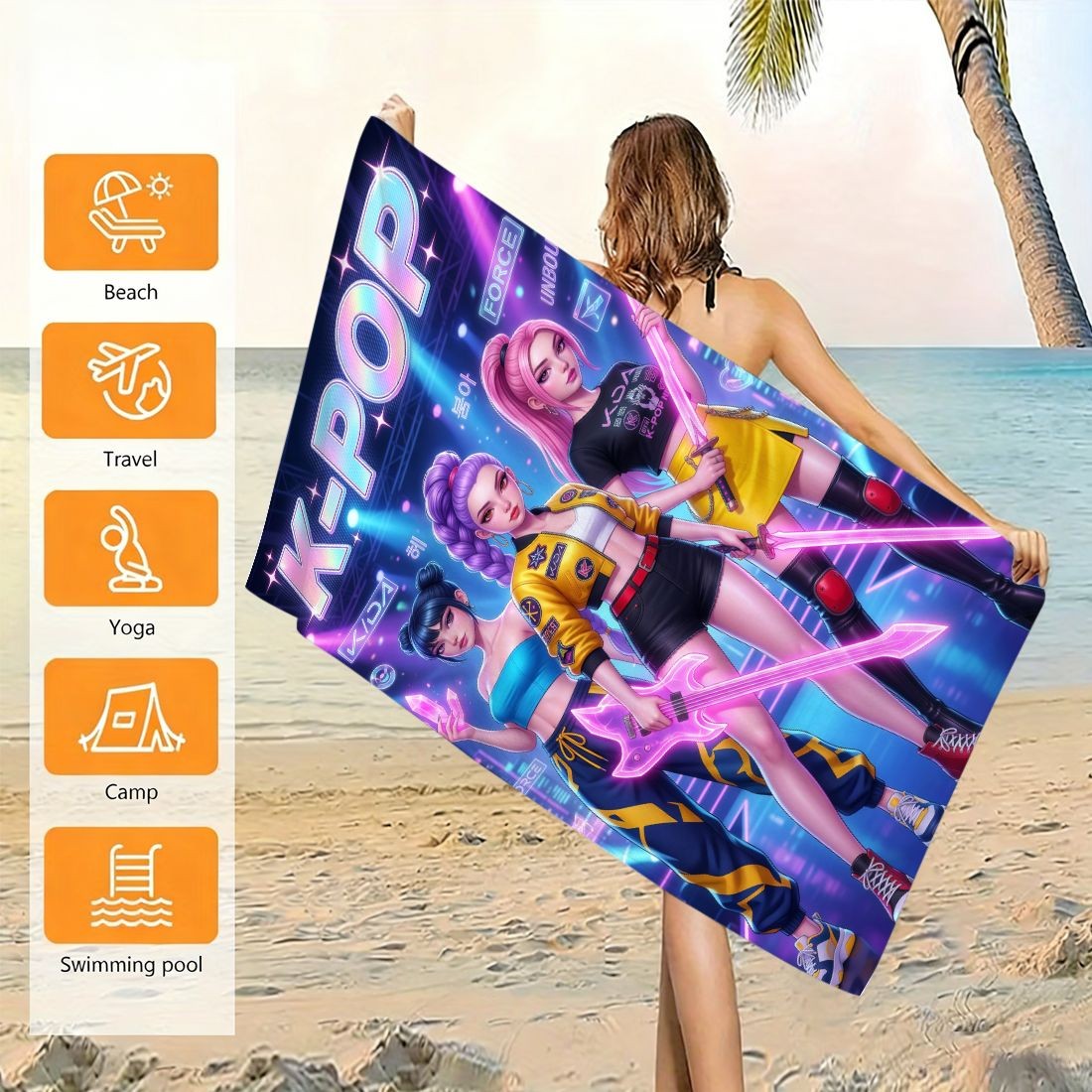 Handuk Pantai Ukuran Besar Mot - Beach Towel Large ulasan dan harga