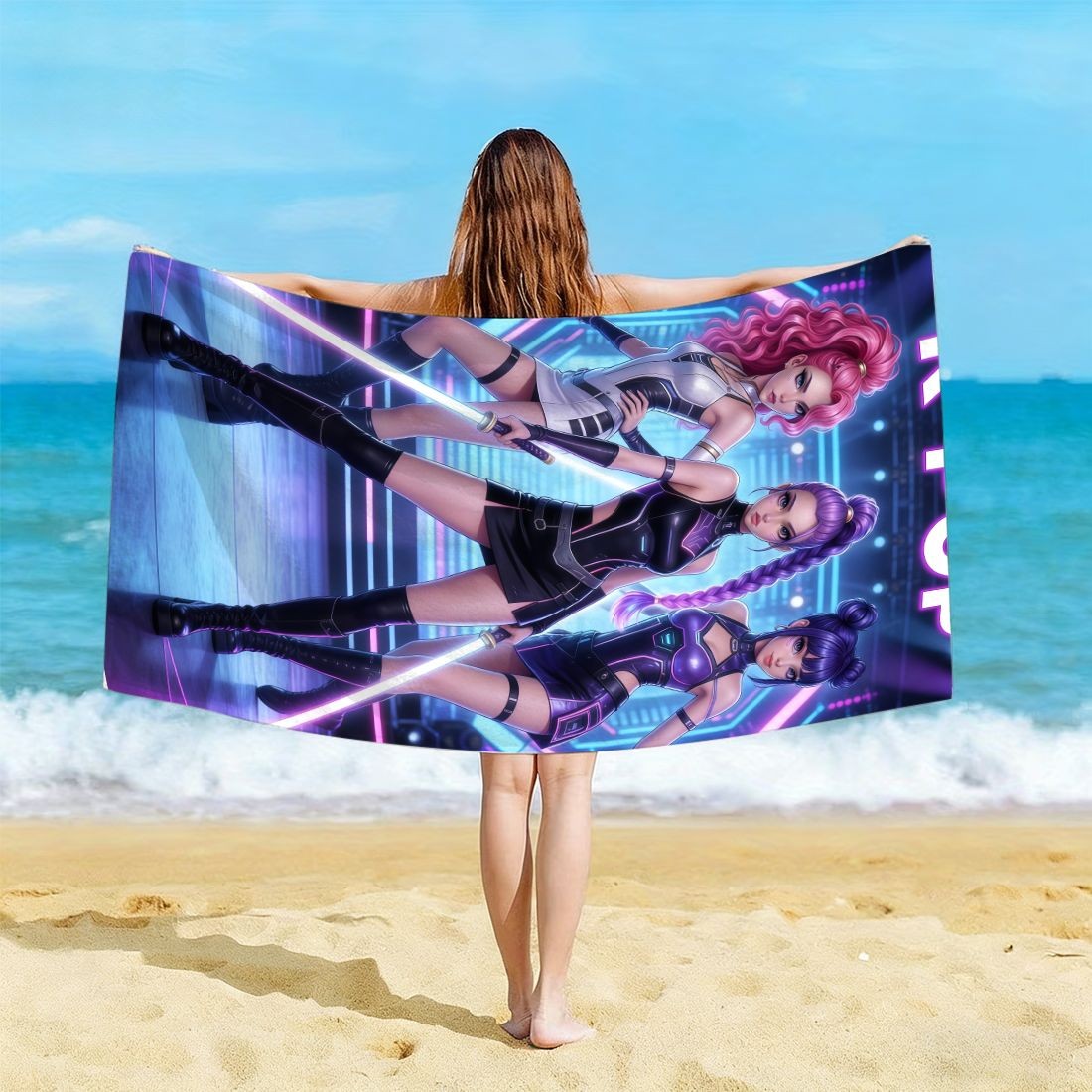 Handuk Pantai Ukuran Besar Mot - Beach Towel Large ulasan dan harga