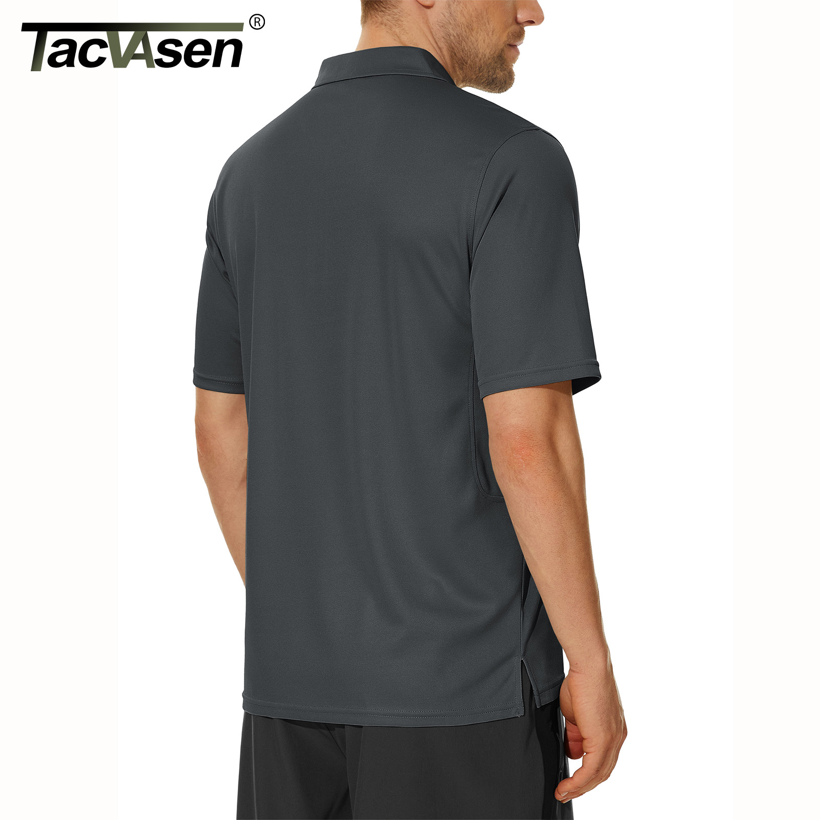 TACVASEN Kaos Polo Fashion War - Polo Shirt Pique ulasan dan harga
