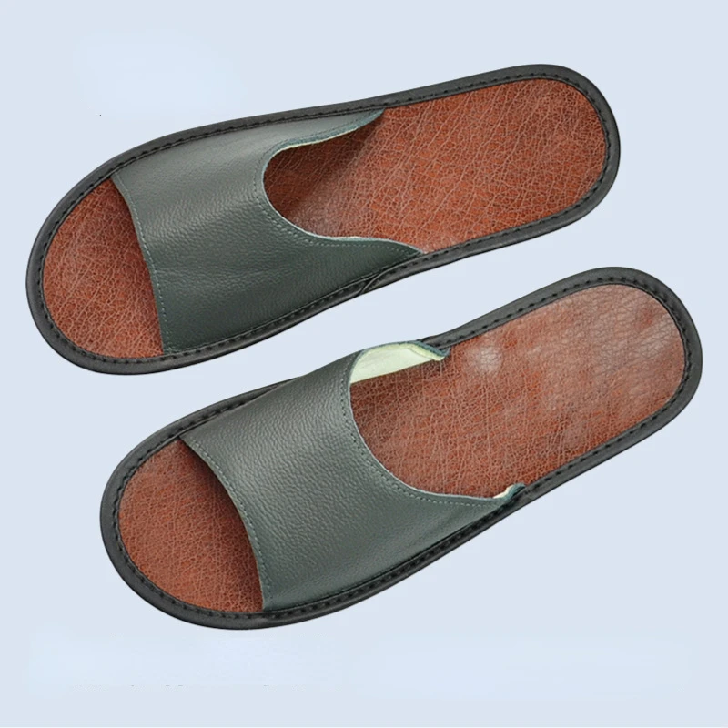 XIHAHA Sandal Kulit Asli Kulit - Flip Flop Leather Men ulasan dan harga