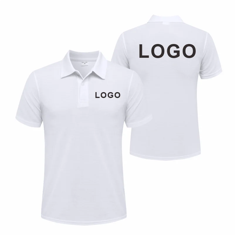 Kaos Polo Logo Kustom Kasual M - Polo Shirt Pique ulasan dan harga