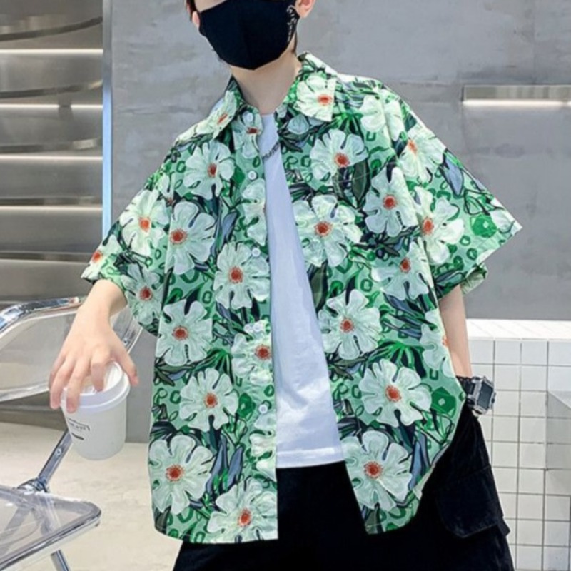 Setelan Kemeja Bunga Anak Laki - Resort Shirt Floral ulasan dan harga