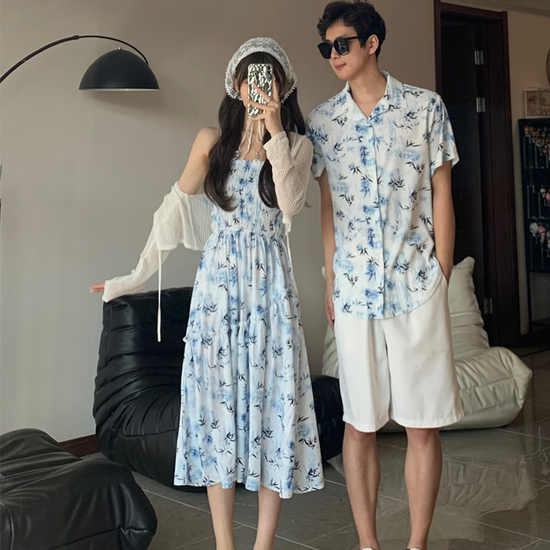 Pasangan Resor terlihat orang  - Resort Shirt Floral ulasan dan harga