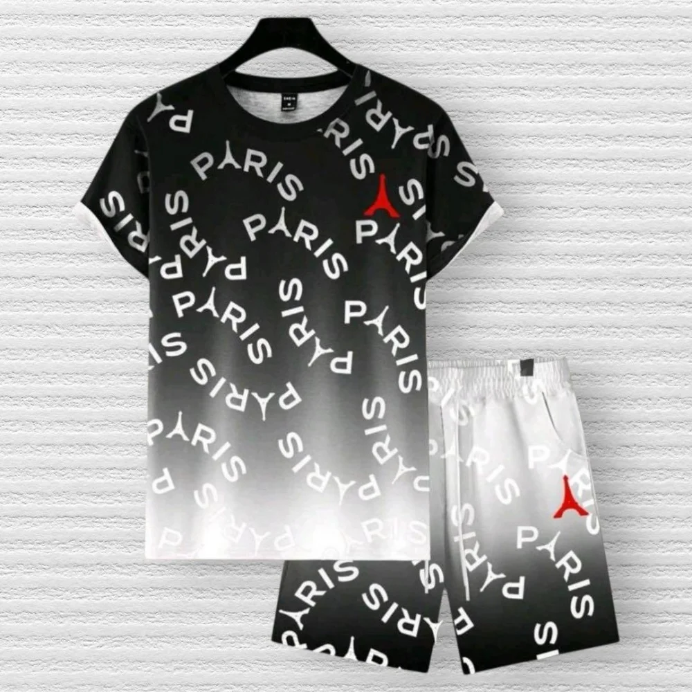 Setelan Kaos dan Celana Pendek - Tee Graphic Print ulasan dan harga