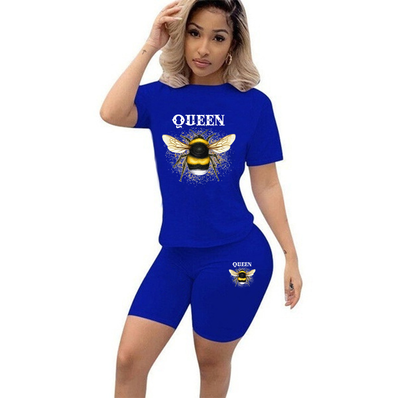 Setelan Dua Potong Wanita Atas - Tee Graphic Print ulasan dan harga