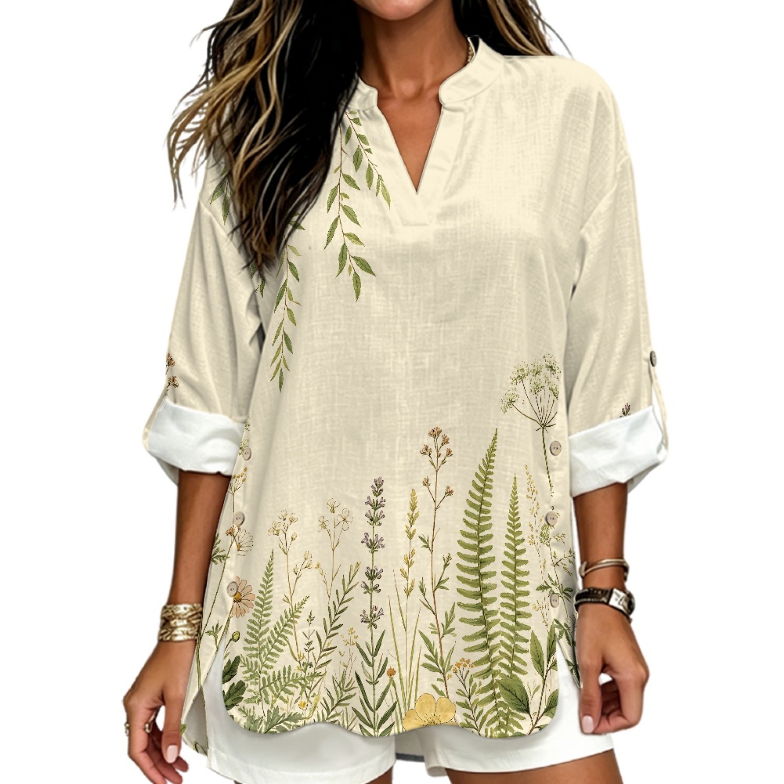 INSTANTARTS Kemeja Linen Wanit - Linen Shirt Breathable ulasan dan harga