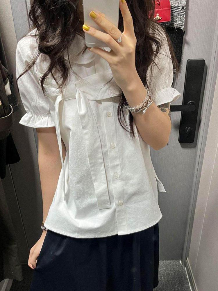 Erwofeina Kemeja Wanita Gaya P - Shirt Camp Collar ulasan dan harga
