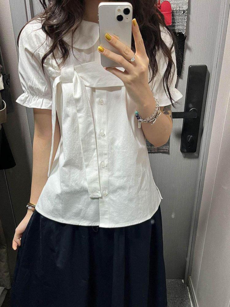 Erwofeina Kemeja Wanita Gaya P - Shirt Camp Collar ulasan dan harga