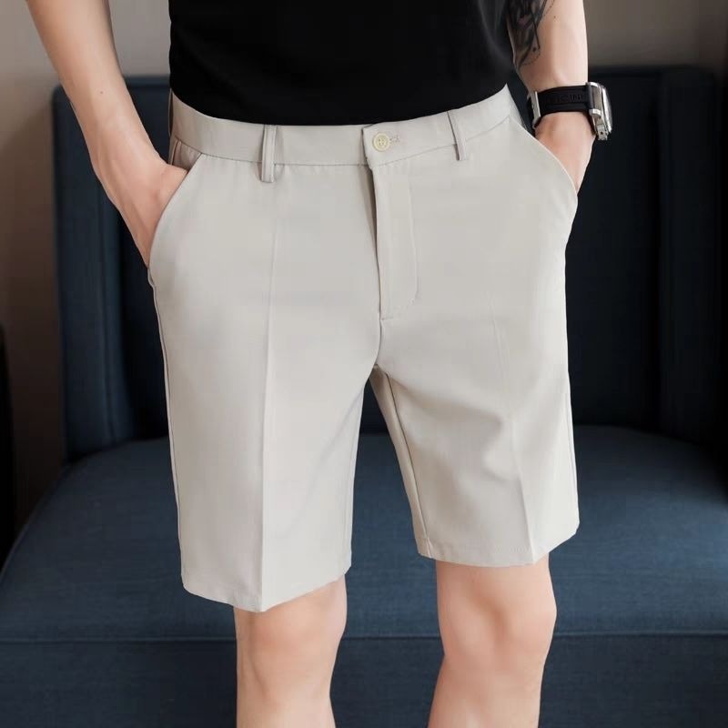 Celana Pendek Pria Slim Fit Mu - Shorts Chino Slim ulasan dan harga