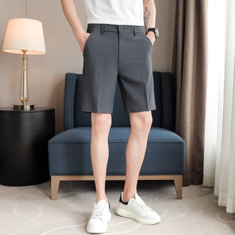 Celana Pendek Pria Slim Fit Mu - Shorts Chino Slim ulasan dan harga