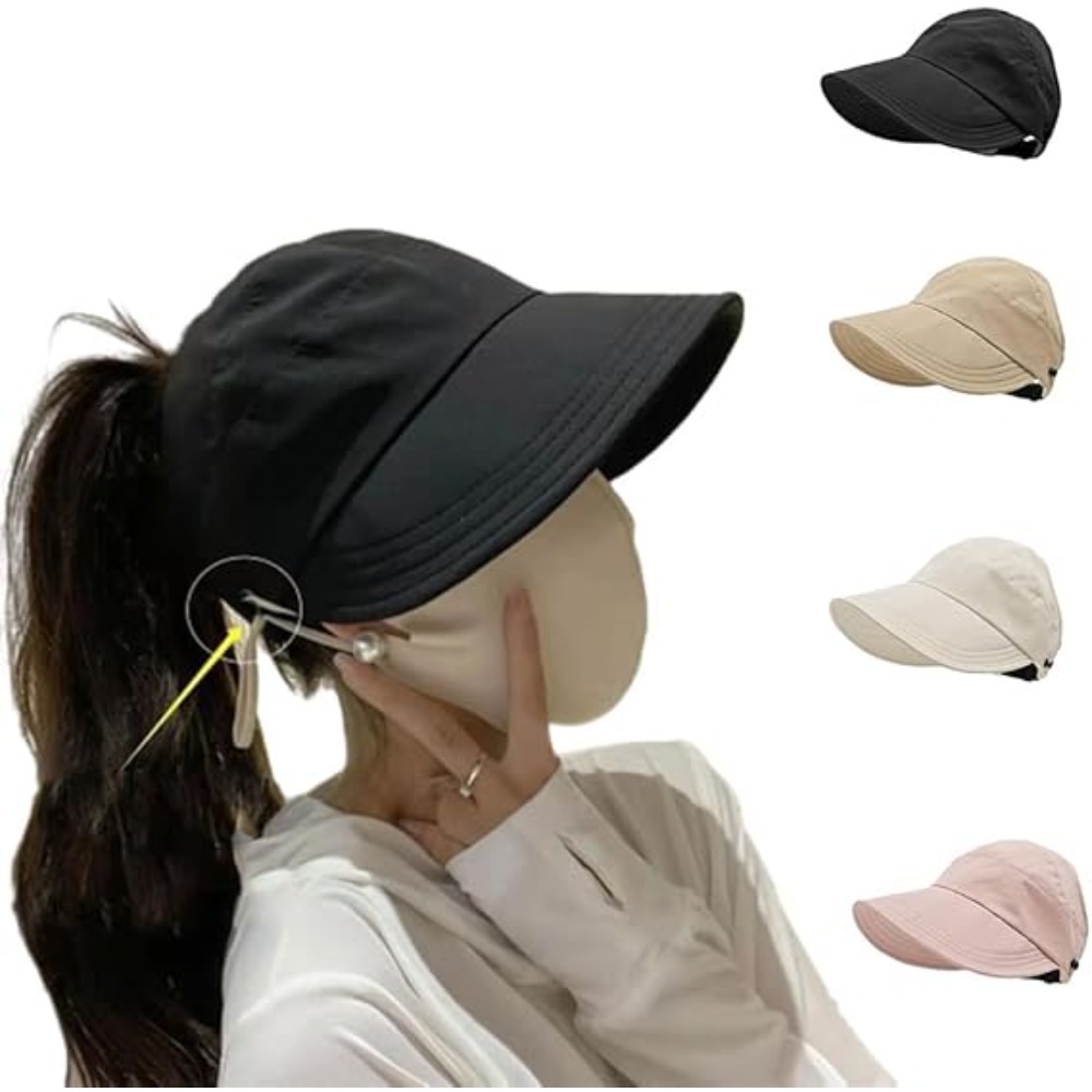 Topi Matahari Wanita dengan Pi - Packable Hat Nylon ulasan dan harga