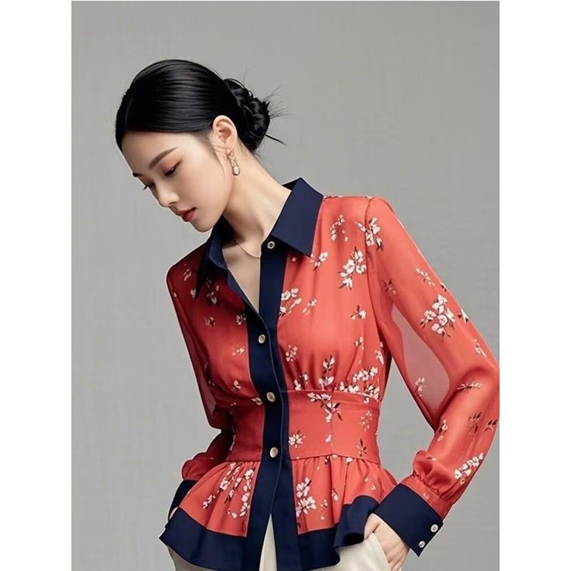 Blus Wanita Temperamen Baru Mu - Shirt Camp Collar ulasan dan harga