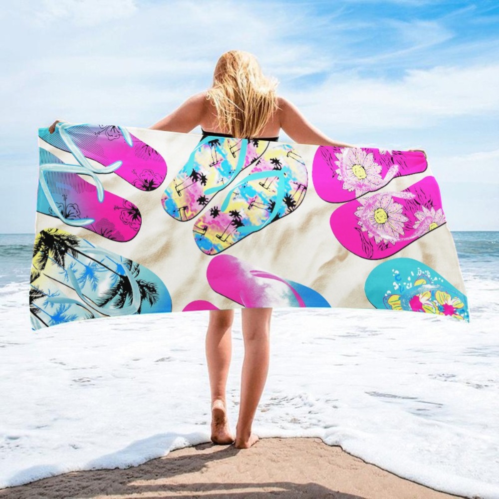1 Buah Selimut Pantai Ukuran B - Beach Towel Large ulasan dan harga
