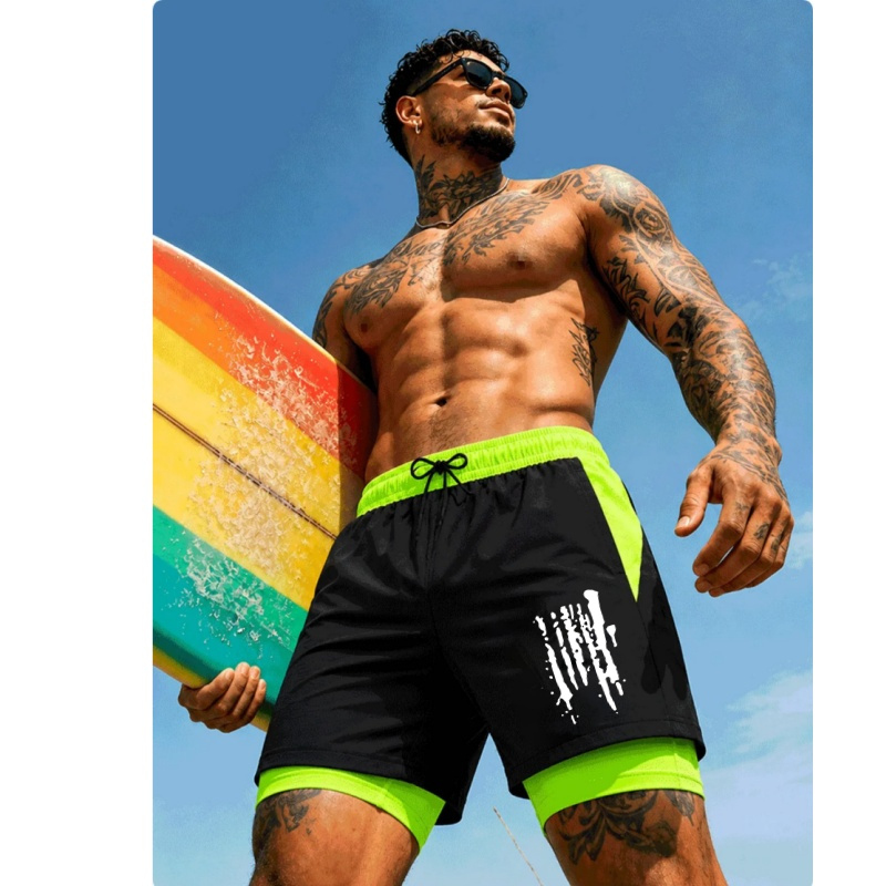 Celana Renang Pria Dua-in-Satu - Trunks Board Surf ulasan dan harga
