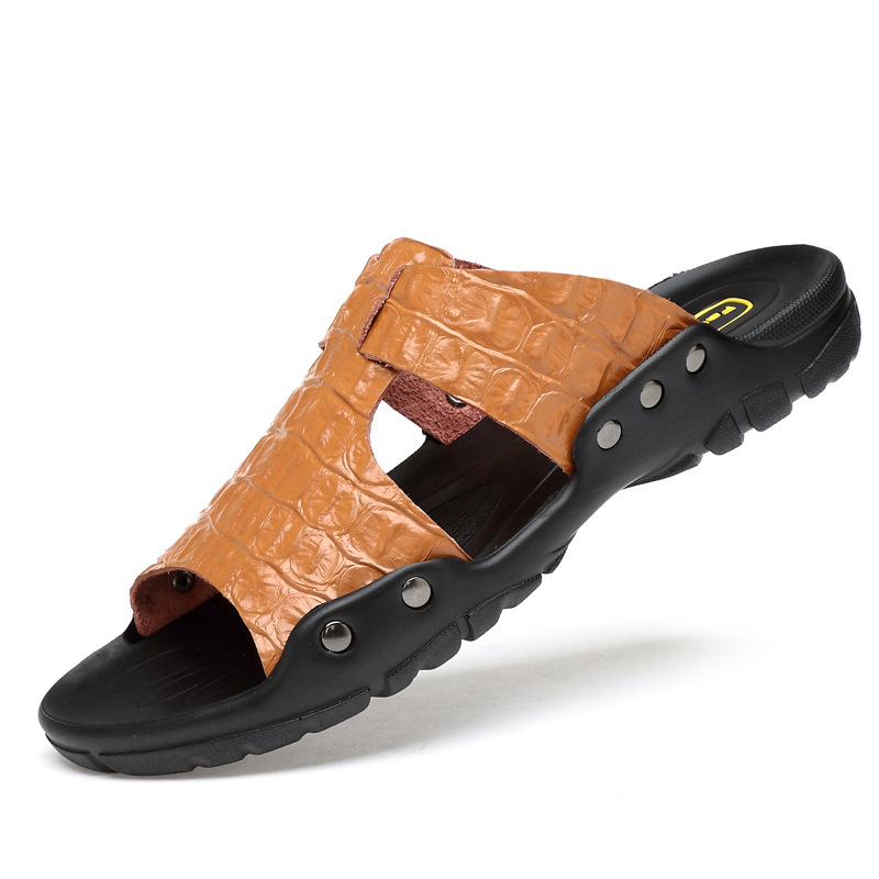 Sandal Kulit Pria Sandal Nyama - Flip Flop Leather Men ulasan dan harga