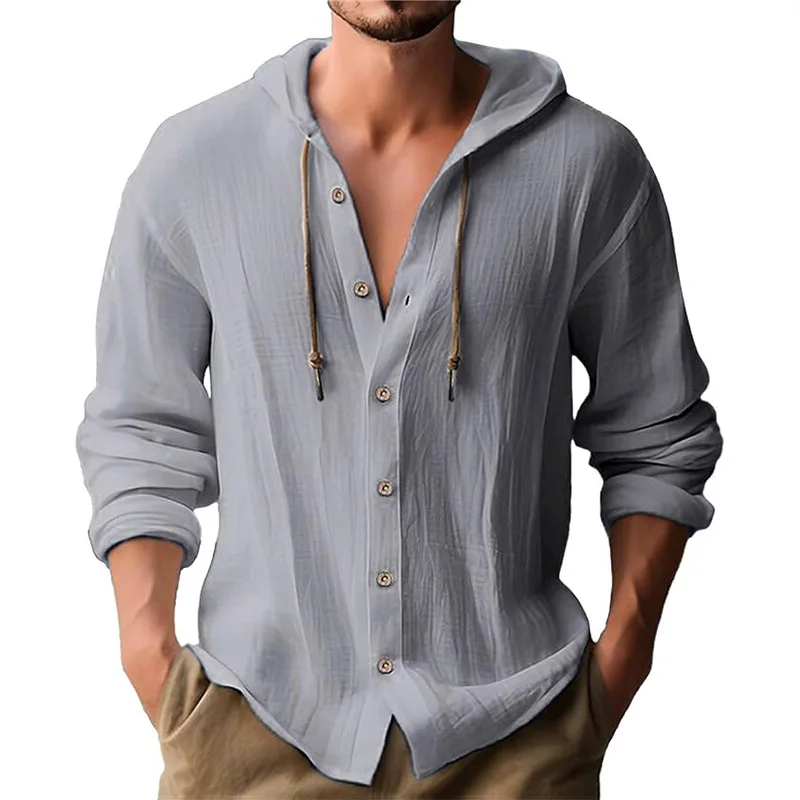 Kemeja Lengan Panjang Kasual W - Short Linen Drawstring ulasan dan harga