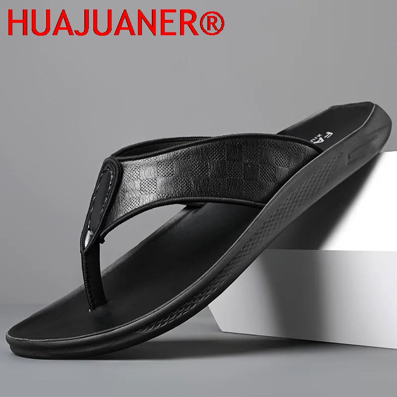 Sandal Pria Kasual Outdoor Mus - Flip Flop Leather Men ulasan dan harga