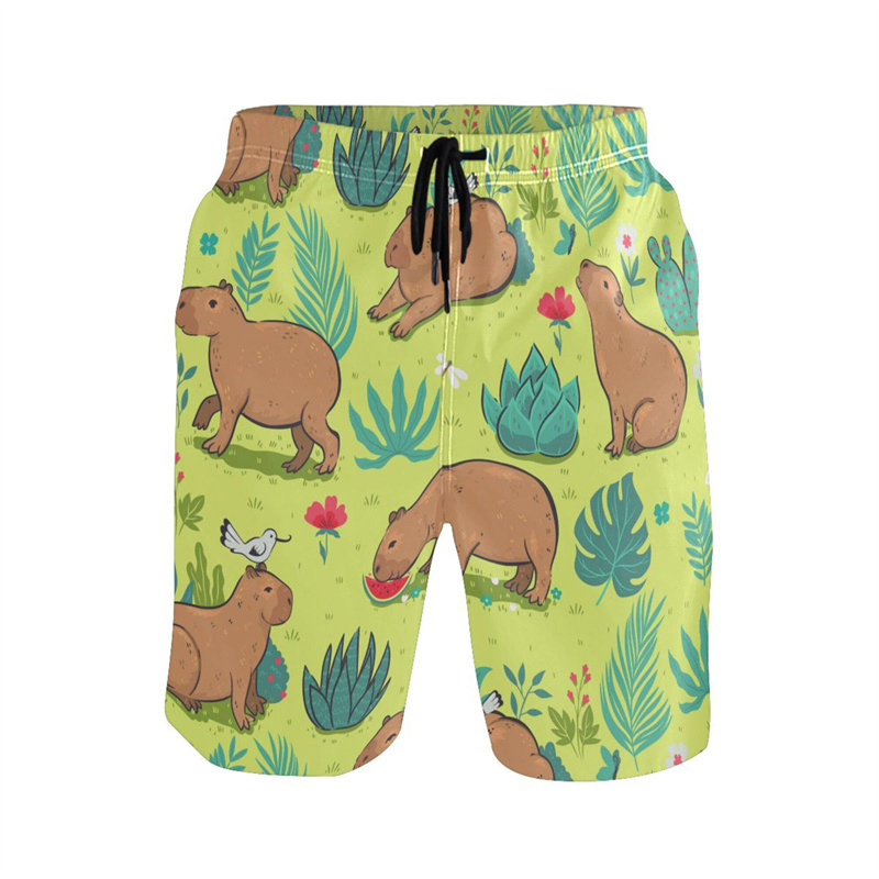 Celana pendek pantai motif kar - Trunks Board Surf ulasan dan harga